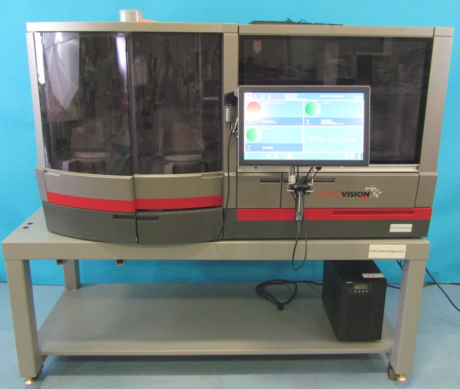 Ortho-Clinical Diagnostics Automated Blood Bank Instrument